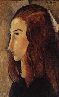 portrait of Jeanne Hebuterne, Amedeo Modigliani
